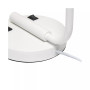 Modern Desk Lamp with USB Port and Glass Shade