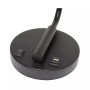 Modern Desk Lamp with USB Port and Glass Shade