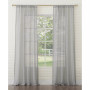Silvia 50" x 63" Crushed Semi-Sheer Curtain Panel