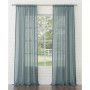 Silvia 50" x 63" Crushed Semi-Sheer Curtain Panel
