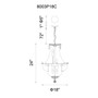 Stefania 8 Light Chandelier