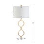 Levi Metal or Crystal Led Table Lamp
