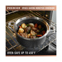 Premier Space Saving Hard-Anodized Nonstick 5 Quart Dutch Oven with Lid