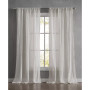 Charter Crushed 100" x 84" Rod Pocket Window Curtain Pairs