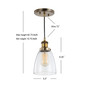 Cleo 5.5" Adjustable LED Pendant