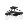 Ravella 4 Light Semi-Flushmount