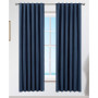 Robin Thermal Woven Room Darkening Back Tab Window Curtain Panel Set, 52" x 84"