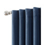 Robin Thermal Woven Room Darkening Back Tab Window Curtain Panel Set, 52" x 84"