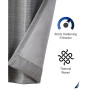 Robin Thermal Woven Room Darkening Back Tab Window Curtain Panel Set, 52" x 84"