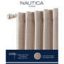 Robin Thermal Woven Room Darkening Back Tab Window Curtain Panel Set, 52" x 84"