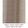 Robin Thermal Woven Room Darkening Back Tab Window Curtain Panel Set, 52" x 84"