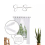 Everyn Sheer Embellished Grommet Window Curtain Panel Pair with Tiebacks, 52" x 84"