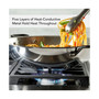 5-Ply Clad Stainless Steel 15" Induction Wok