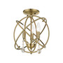 Aria 3 Lights Convertible Chandelier or Semi Flush