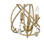 Aria 3 Lights Convertible Chandelier or Semi Flush