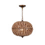 Swere 15.75" 3-Light Indoor Chandelier with Light Kit
