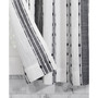 Slub Texture Stripe Cafe Curtain Pair, 52" x 36"