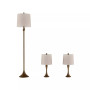 Table and Floor Lamps - Set of 3