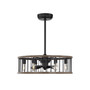 Kona 6-Light Fan D'Lier in Sapele