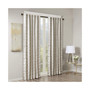 Marble Jacquard Total Blackout Curtain Panel Grey/Silver 50x84