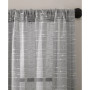 Textured Slub Stripe Anti-Dust Curtain Panel, 52" x 63"