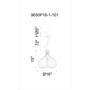 Darleen 1 Light Chandelier