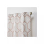 Hexa Geometric Print Hidden Tab Top Curtain Panel Pair, 54" X 96"