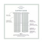 Hexa Geometric Print Hidden Tab Top Curtain Panel Pair, 54" X 96"