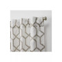 Hexa Geometric Print Hidden Tab Top Curtain Panel Pair, 54" X 96"