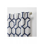 Hexa Geometric Print Hidden Tab Top Curtain Panel Pair, 54" X 96"