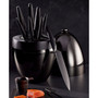 Id3 Black Samurai the Egg Knife Block Set, 9 Piece