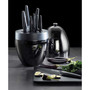 Id3 Black Samurai the Egg Knife Block Set, 9 Piece