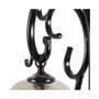 Decor Therapy 64" Textured Floor Lamp with Mercury Glass Globe