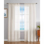 Erasmus Sheer Rod Pocket Window Curtain Panel Pair, 38" x 84"