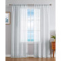Erasmus Sheer Rod Pocket Window Curtain Panel Pair, 38" x 84"