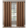 Rafaela Woven Pattern Chenille 100% Blackout Grommet Curtain Panel, 50" x 84"