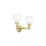 Classic 2-Light Bath Vanity Fixture