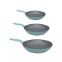 Leo 3 Piece Non-Stick Fry Pan Set