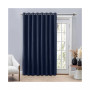 Grasscloth Lined Grommet Curtain Patio Panel w/Wand 110"W x 84"L
