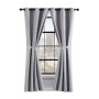 Finley Textured Blackout Grommet Window Curtain Panel Pair with Tiebacks Collection