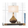 Mirabella Table Lamp In Ombre Brass Colored Glass