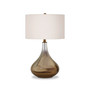 Mirabella Table Lamp In Ombre Brass Colored Glass