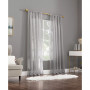 Mallory Voile Sheer Rod Pocket Curtain Panel, 63" x 59"
