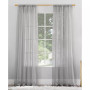 Mallory Voile Sheer Rod Pocket Curtain Panel, 63" x 59"