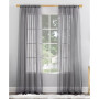 Mallory Voile Sheer Rod Pocket Curtain Panel, 63" x 59"