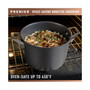 Premier Space Saving Hard-Anodized Nonstick 8 Quart Stock Pot with Lid