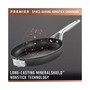 Premier Space Saving Hard-Anodized Nonstick 8 Quart Stock Pot with Lid