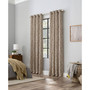 Celina Organic Leaf Semi-Sheer Grommet Curtain Panel, 96" x 50"