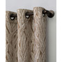 Celina Organic Leaf Semi-Sheer Grommet Curtain Panel, 96" x 50"