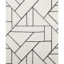 Jigsaw Embroidery Curtain, 50" x 108"